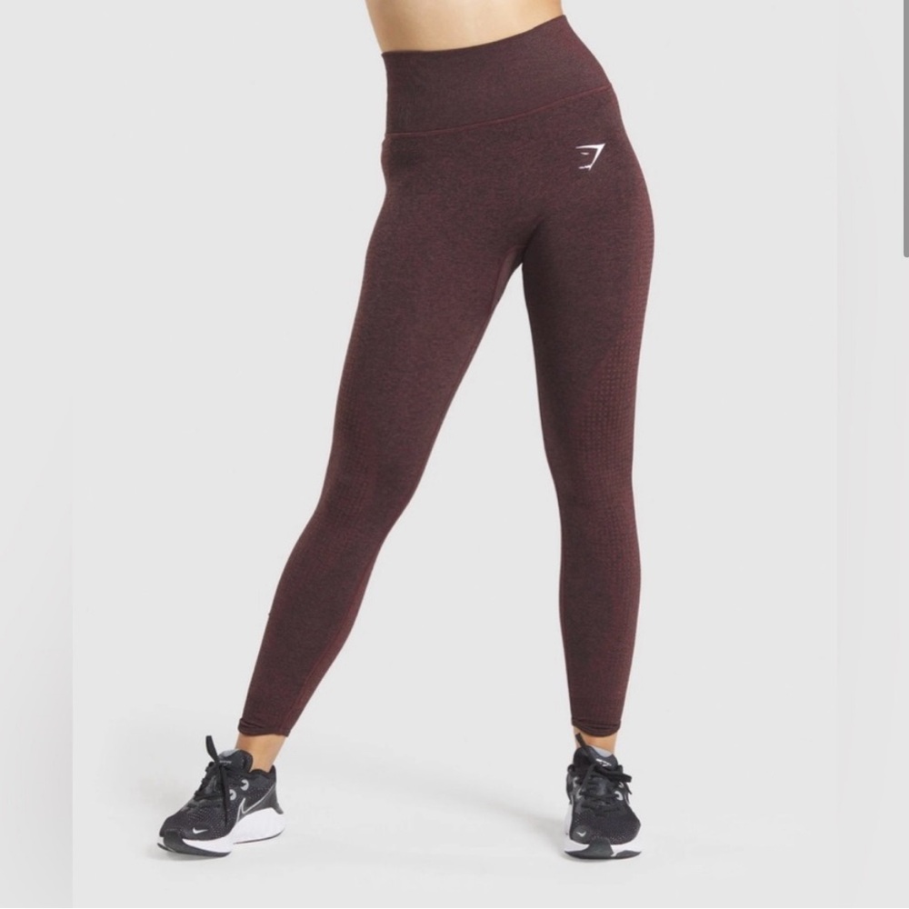 Gymshark Vital Seamless 2.0 Leggings - Cherry
Brown Marl